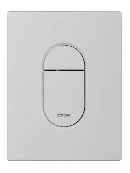 Кнопка смыва для инсталляции Abber AC0124MW АБС-пластик, цвет матовый белый