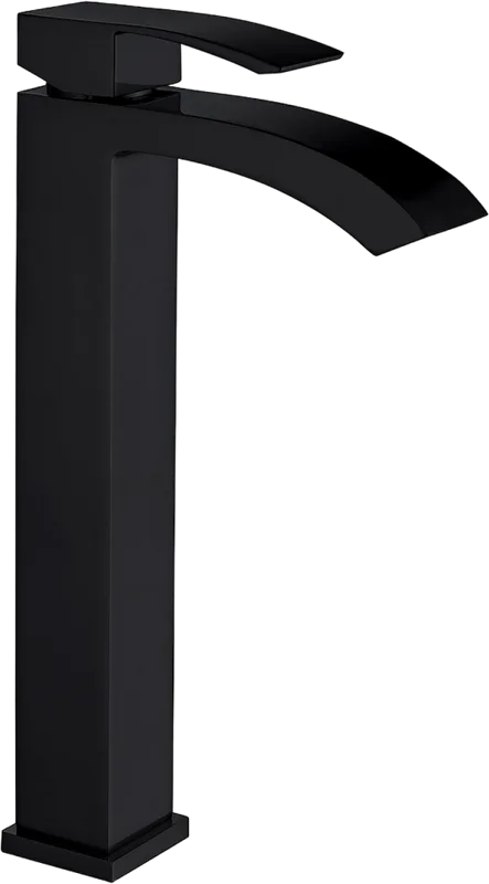 Смеситель для раковины Abber Wasserfall AF8611B черный Sancos — официальный сайт