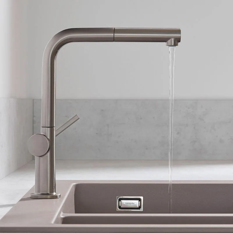 Смеситель для кухни Hansgrohe Talis M54 72808800 сталь Sancos — официальный сайт