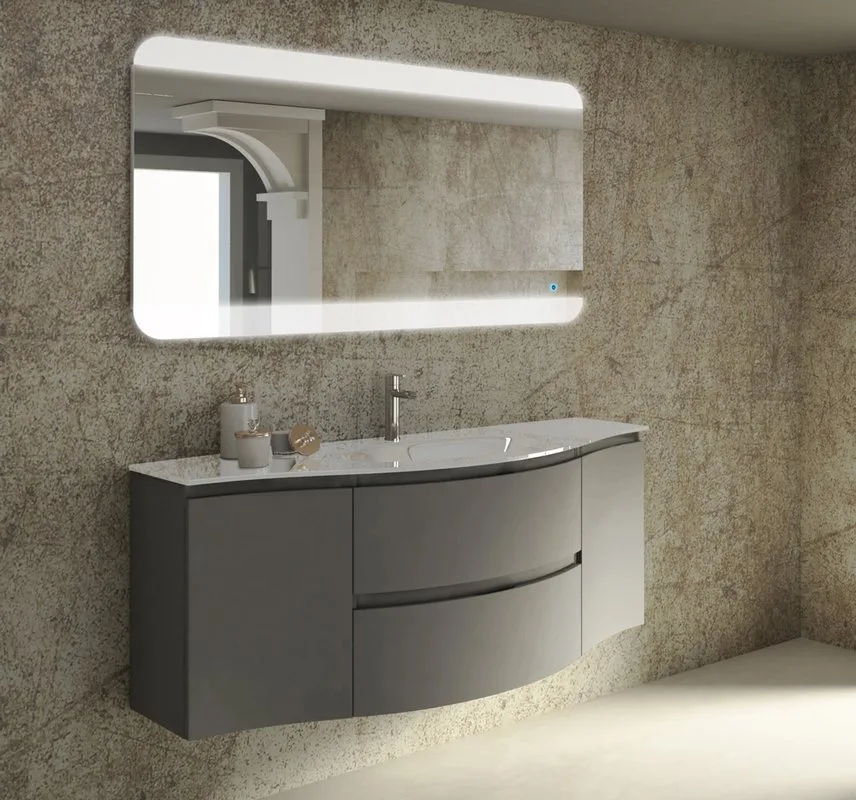 Зеркало Cezares 136х70 c LED-подсветкой touch system Sancos — официальный сайт