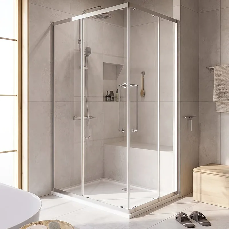 Душевой уголок Cezares Relax RELAX-304-AH-2-120/90-C-CR 120x90, профиль глянцевый хром Sancos — официальный сайт