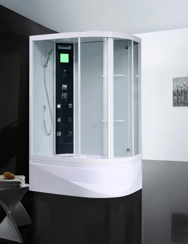 Душевая кабина Orans SR-86155 L, с высоким поддоном, с сиденьем Sancos — официальный сайт