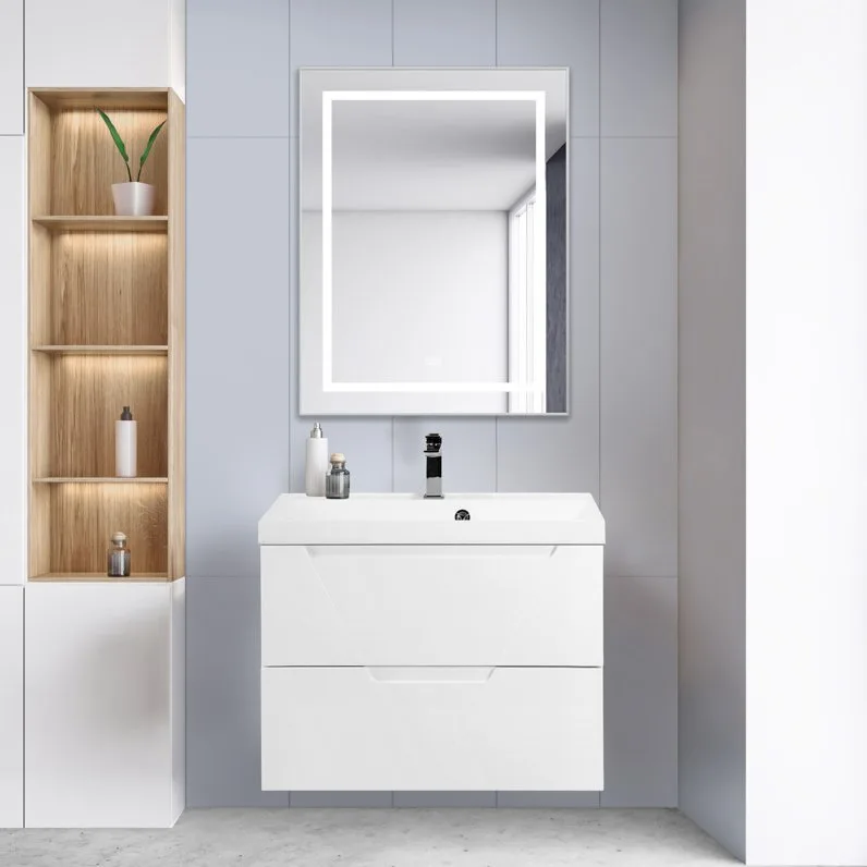 Тумба под раковину без столешницы BelBagno Vittoria 70 подвесная, bianco lucido Sancos — официальный сайт