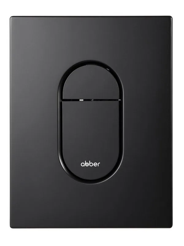 Кнопка смыва для инсталляции Abber AC0124MB АБС-пластик, цвет матовый черный