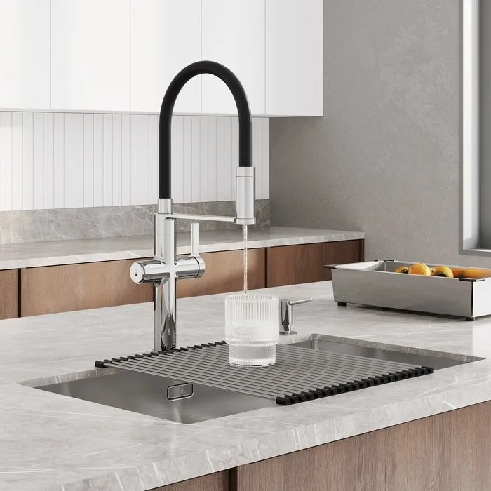 Смеситель для кухни IDDIS Ikon IKNSBFFi05, с гибким изливом, хром Sancos — официальный сайт