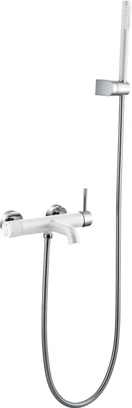 Смеситель для ванны с душем Boheme Uno 463-WCR, white chrome Sancos — официальный сайт