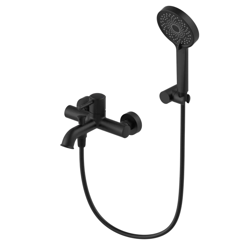 Смеситель для ванны с душем Wonzon & Woghand WW-88037073-MB, матовый черный Sancos — официальный сайт