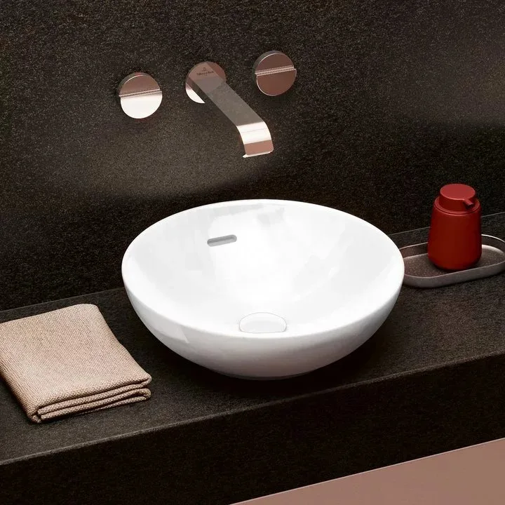 Накладная раковина Villeroy & Boch Loop & friends 4A450001 альпийский белый Sancos — официальный сайт