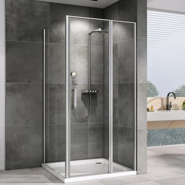 Душевой уголок Abber Sonnenstrand AG04110S-S80 110x80, профиль хром, стекло прозрачное Sancos — официальный сайт