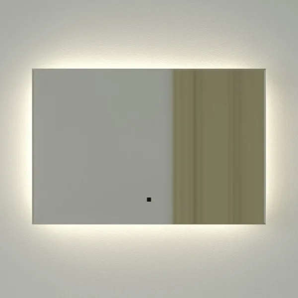 Зеркало Defesto Glow DF 2502RH 60х40 с LED-подсветкой, 4 500 K, инфракрасный выключатель