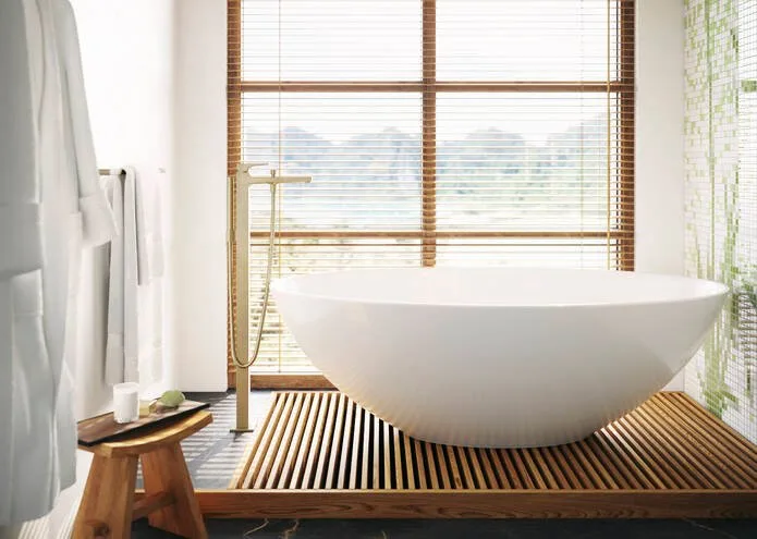 Напольный смеситель для ванны с душем Hansgrohe Metropol 32532140 Sancos — официальный сайт