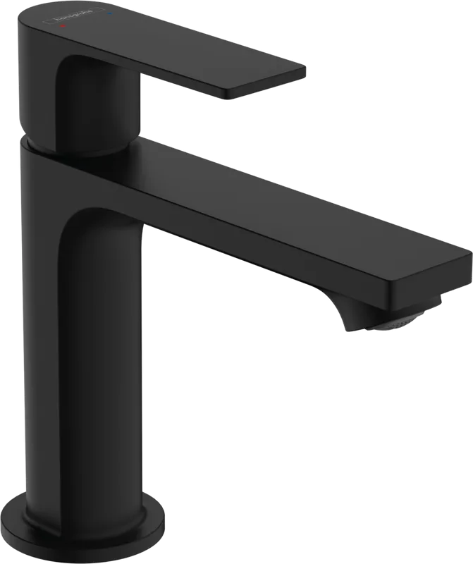 Смеситель для раковины Hansgrohe Rebris E 72557670 с донным клапаном, черный матовый Sancos — официальный сайт