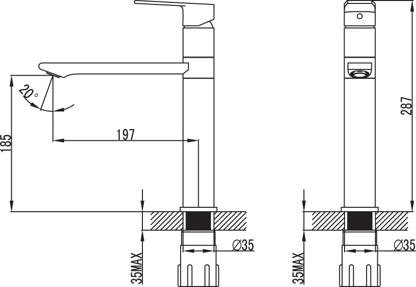 Смеситель для кухни IDDIS Edifice ED3PBSGi05 Sancos — официальный сайт