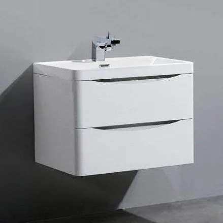 Тумба под раковину без столешницы BelBagno Ancona-N 80 bianco lucido подвесная Sancos — официальный сайт