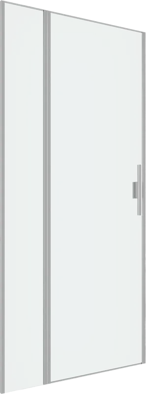 Душевая дверь в нишу Allen Brau Priority 3.31026.BA 90 см, профиль серебро браш, стекло прозрачное O Sancos — официальный сайт