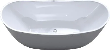 Акриловая ванна Art&Max AM-502-1700-785 170x80 см, отдельностоящая, белая, овальная, с каркасом Sancos — официальный сайт