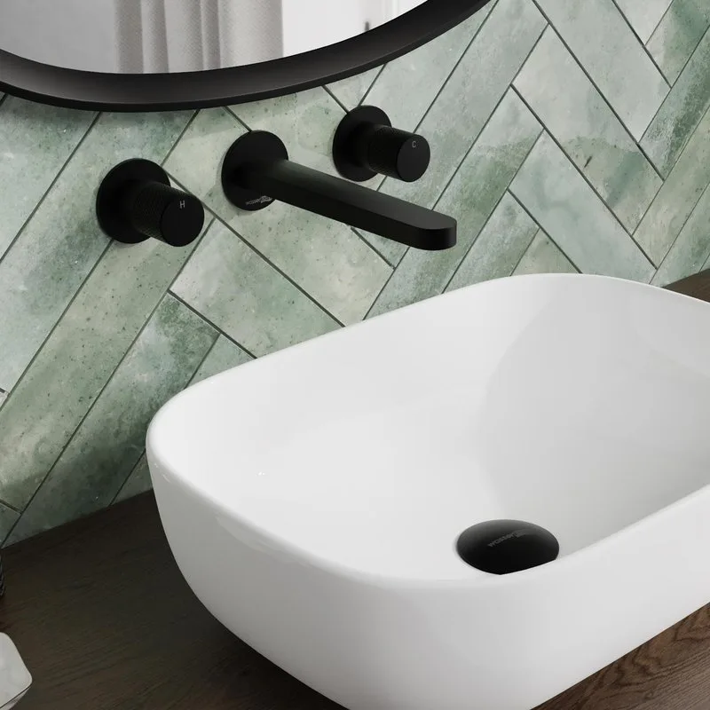 Смеситель для раковины Wasserkraft Fulda 5245 С ВНУТРЕННЕЙ ЧАСТЬЮ, черный soft-touch Sancos — официальный сайт