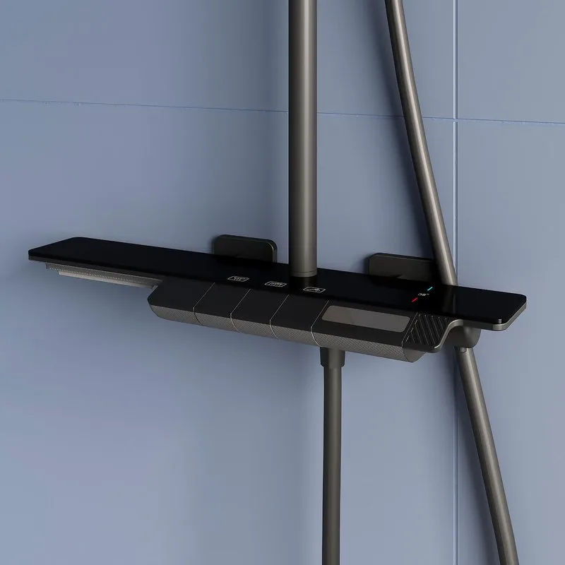Душевая стойка RGW Shower Panels SP-34-B, черная Sancos — официальный сайт