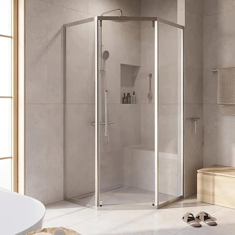 Душевой уголок Cezares Relax RELAX-304-P-1-100-C-CR 100x100, профиль глянцевый хром Sancos — официальный сайт