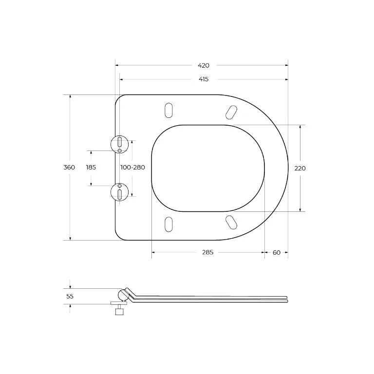 Крышка-сиденье BelBagno BB076SC с микролифтом Sancos — официальный сайт