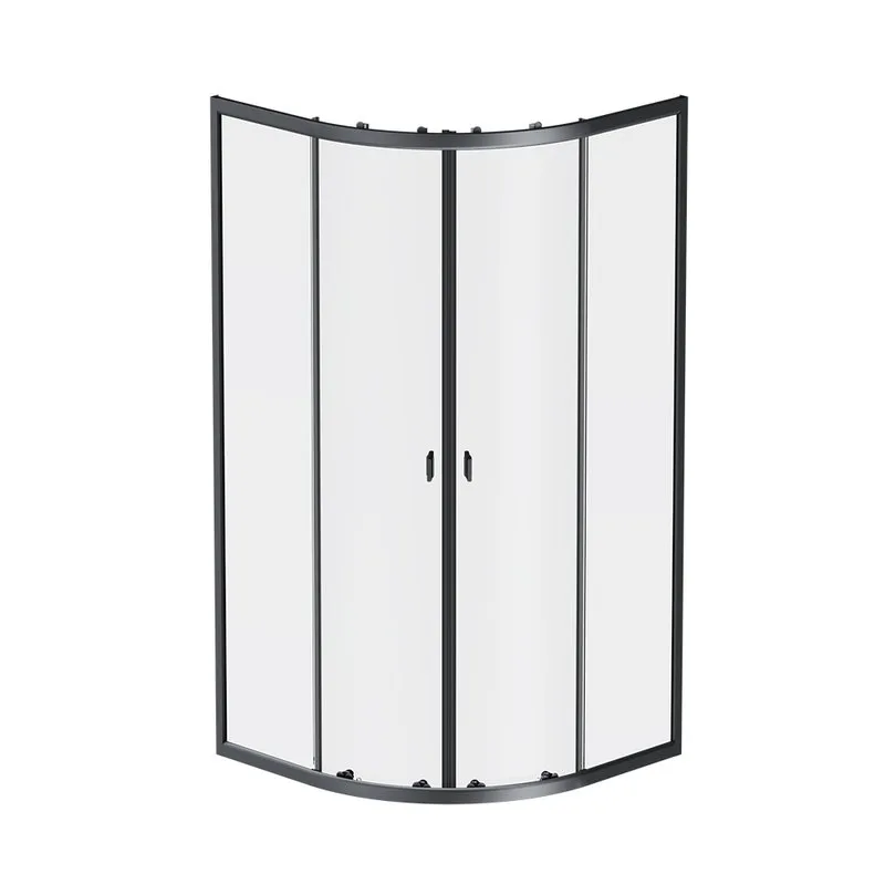 Душевой уголок AM.PM X-Joy Twin Slide W88G-205-090BT64 90x90, профиль черный Sancos — официальный сайт