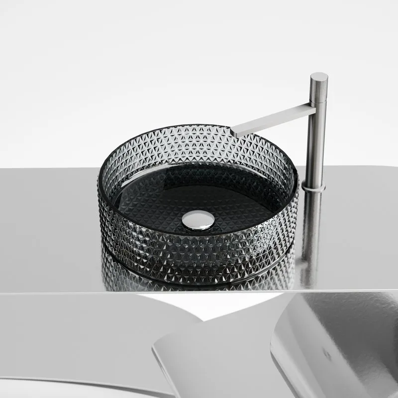 Накладная раковина Ceramicanova Cristal CN6060 черная Sancos — официальный сайт