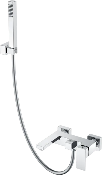 Смеситель для ванны с душем Boheme Qubic 473-CR, сhrome