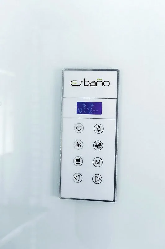 Душевая кабина Esbano Led ESKL100CR Sancos — официальный сайт