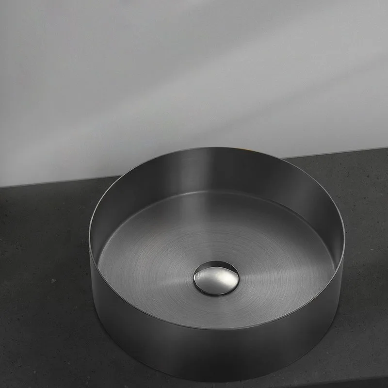 Накладная раковина AltroBagno Luna 001002 MtGr оружейная сталь Sancos — официальный сайт