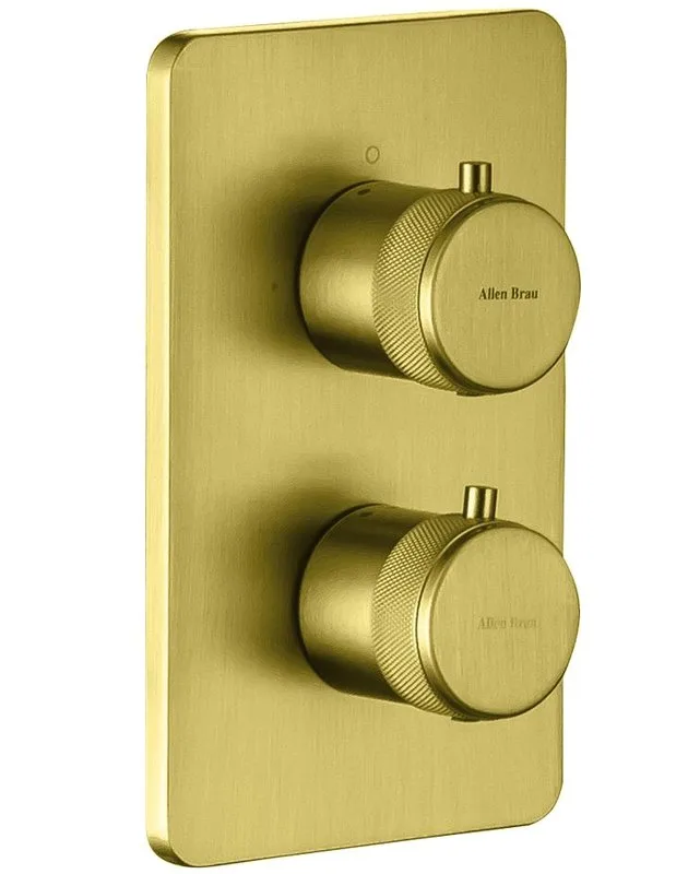 Термостатический смеситель встраиваемый Allen Brau Priority 5.31213-GB, С ВНУТРЕННЕЙ ЧАСТЬЮ, браширо Sancos — официальный сайт