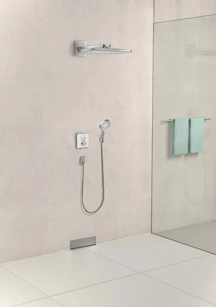 Верхний душ Hansgrohe Rainmaker Select 460 1jet 24003400 белый, хром Sancos — официальный сайт