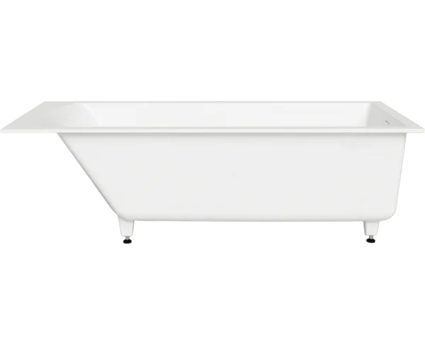 Ванна из искусственного камня Salini Cascata Kit S-Sense 180x80 см, встраиваемая, белая, на ножках,  Sancos — Оригинал
