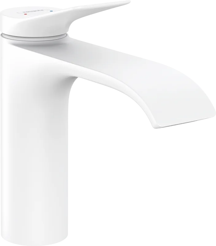 Смеситель для раковины Hansgrohe Vivenis 110 75022700 матовый белый Sancos — официальный сайт