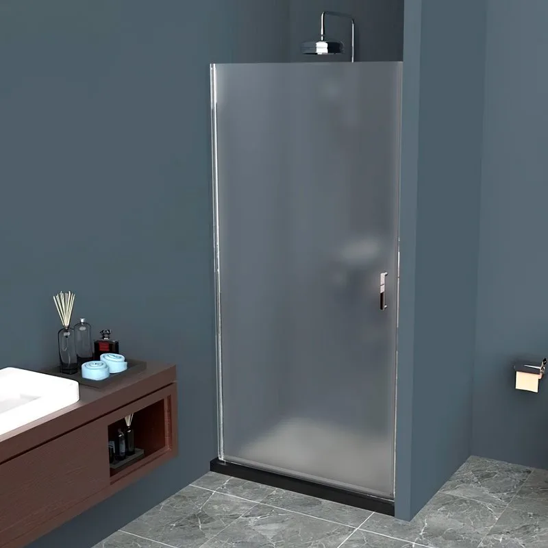Душевая дверь в нишу BelBagno Uno B-1-90-P-Cr стекло текстурное Sancos — официальный сайт