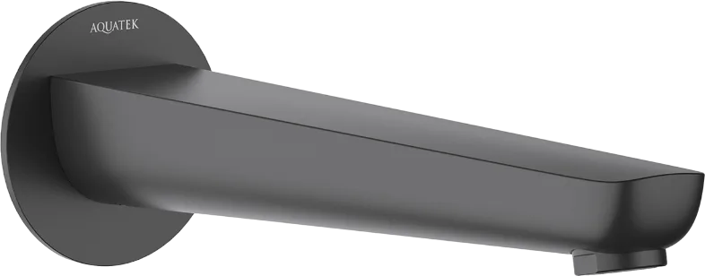 Излив AQUATEK Бетта AQ1141MB для ванны, матовый черный Sancos — официальный сайт