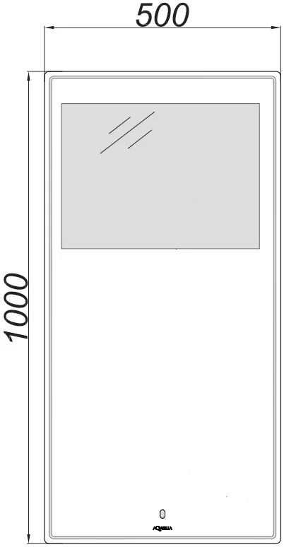 Зеркало Aqwella UM 50 50 Sancos — официальный сайт