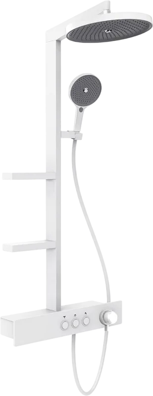 Душевая стойка AQUAme AQM8005W, белая Sancos — официальный сайт