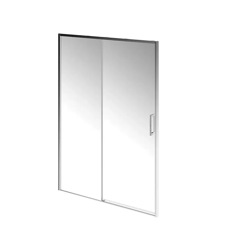 Душевая дверь в нишу KERAMA MARAZZI Lindo LN.140.SD.CR профиль глянцевый хром, стекло прозрачное Sancos — официальный сайт