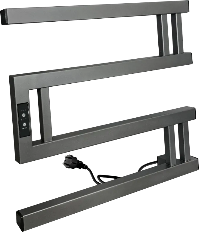 Полотенцесушитель электрический Indigo Muza DGM40-50GFMRt graphite metallic Sancos — официальный сайт