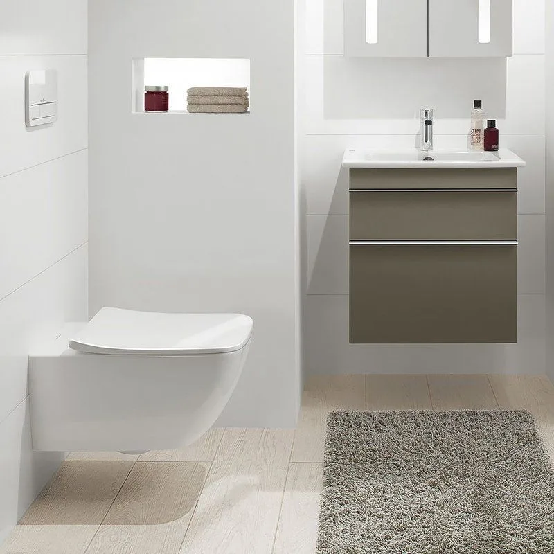 Унитаз подвесной Villeroy & Boch Venticello 4611RS01 Sancos — официальный сайт