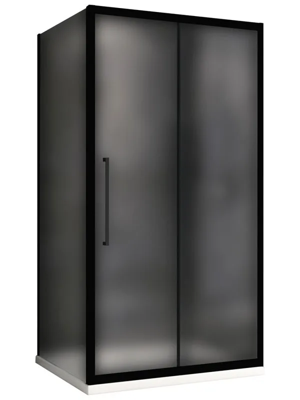 Душевой уголок Abber Schwarzer Diamant AG30170BMH-S80BM 170х80 см, профиль матовый черный, стекло ма Sancos — официальный сайт