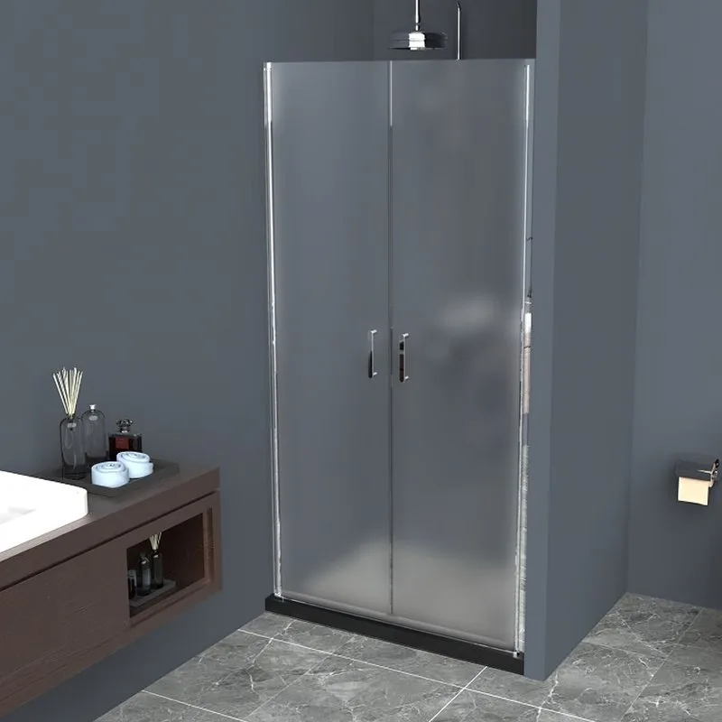 Душевая дверь в нишу BelBagno Uno B-2-100-P-Cr стекло текстурное Sancos — официальный сайт