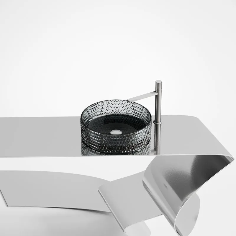 Накладная раковина Ceramicanova Cristal CN6060 черная Sancos — официальный сайт