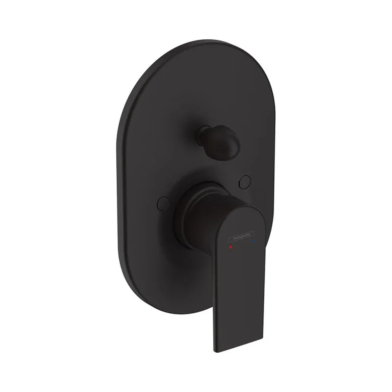 Встраиваемый смеситель Hansgrohe Vernis Shape 71458670, матовый черный Sancos — официальный сайт