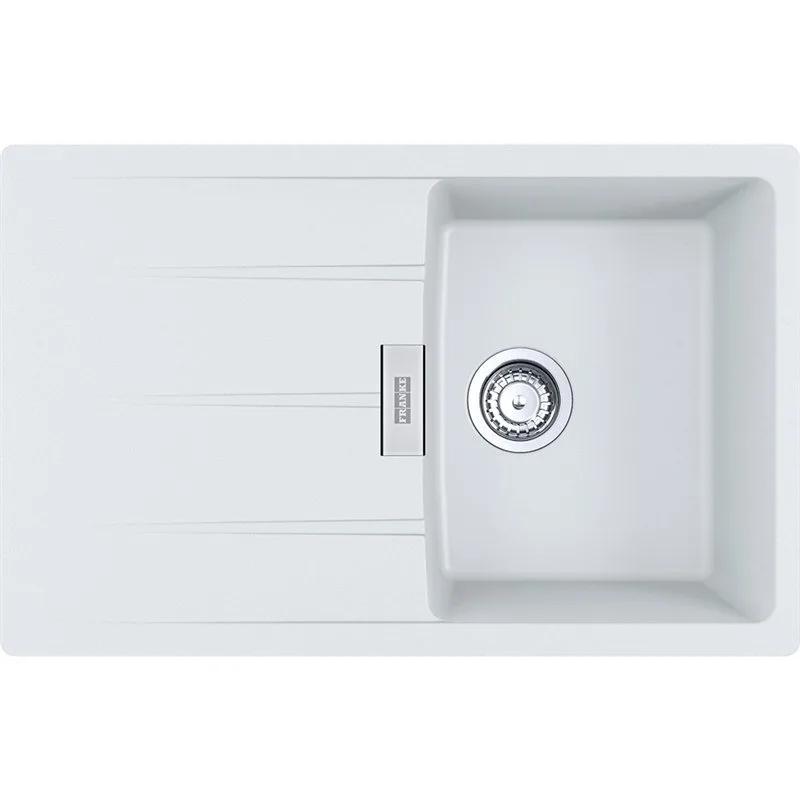 Мойка кухонная Franke Maris Centro CNG 611/211-78 белая Sancos — официальный сайт
