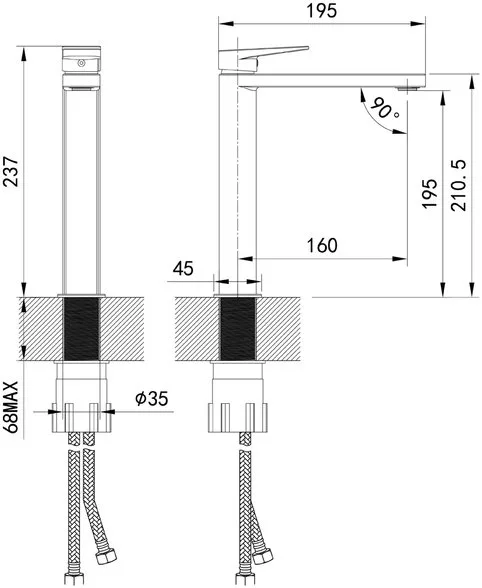 Смеситель для раковины IDDIS Bridge BRDSB01i01 Sancos — официальный сайт