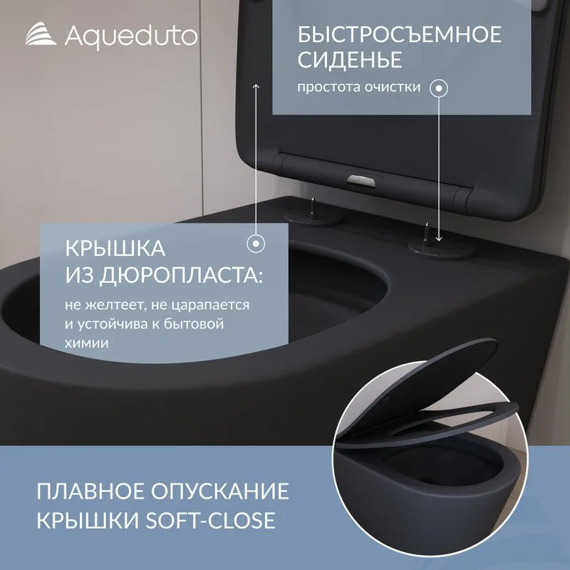 Унитаз подвесной Aqueduto Cone Plus CONT0240 Sancos — официальный сайт