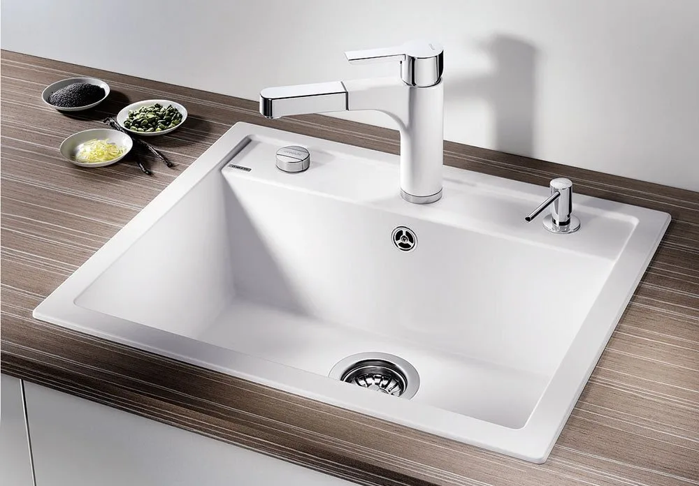 Мойка кухонная Blanco Dalago 6 белая Sancos — официальный сайт