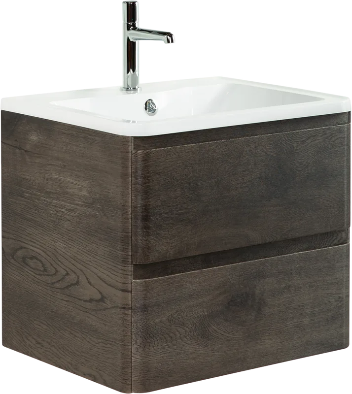 Тумба под раковину без столешницы BelBagno Albano 60 подвесная, rovere nature grigio Sancos — официальный сайт