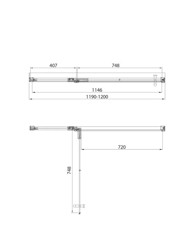 Душевая дверь в нишу Veconi Premium Alassio GR 120x200, профиль брашированный графит, стекло прозрач Sancos — официальный сайт
